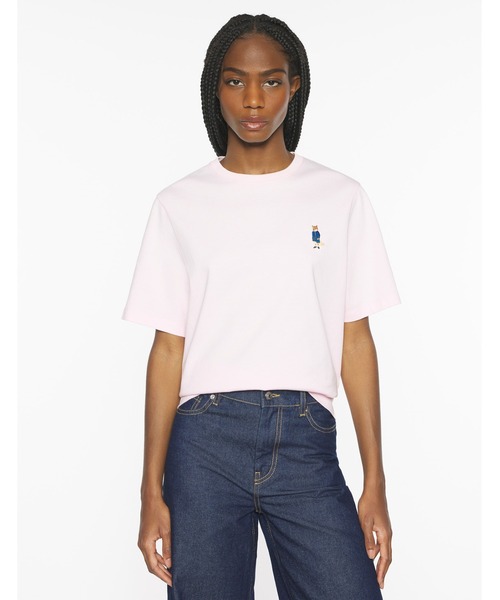 Maison Kitsune(メゾンキツネ)の「DRESSED FOX COMFORT TEE-SHIRT(Tシャツ/カットソー・レディース・ピンク/ホワイト/ブラック・XS/S/M/L/XL)」の17枚目の写真