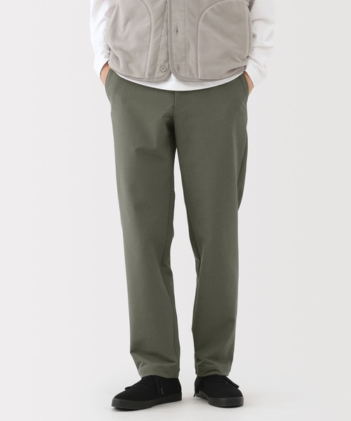 無印良品（ムジルシリョウヒン）の「紳士　防風裏起毛ストレッチテーパードパンツ（その他パンツ・メンズ・ブラック/ダークネイビー/ダークブラウン系/ダークグレー・S/M/L/XL）」の3枚目の写真