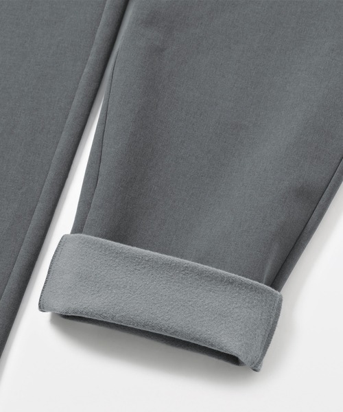 無印良品（ムジルシリョウヒン）の「紳士　防風裏起毛ストレッチテーパードパンツ（その他パンツ・メンズ・ブラック/ダークネイビー/ダークブラウン系/ダークグレー・S/M/L/XL）」の16枚目の写真