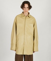 PRANK PROJECT | シンセティックレザーオーバーシャツ / Synthetic Leather Overshirt(シャツ/ブラウス)