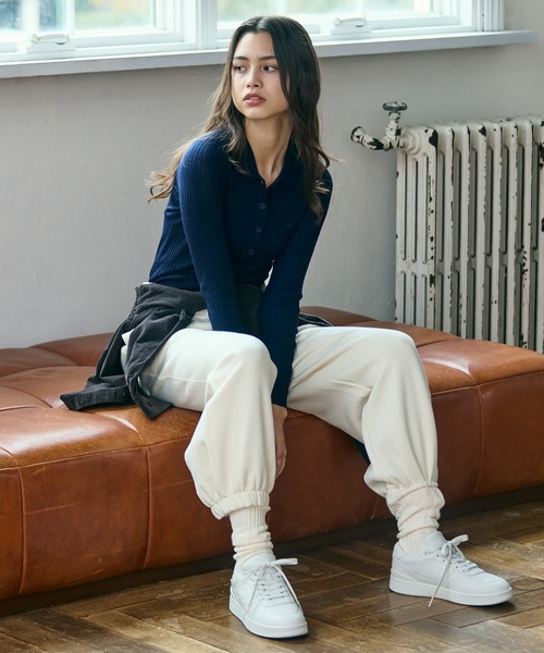 LACOSTE（ラコステ）の「3Dニッティングメリノウールポロセーター（ニット/セーター・レディース・ダークグリーン/ネイビー・36/38/34/40）」の15枚目の写真