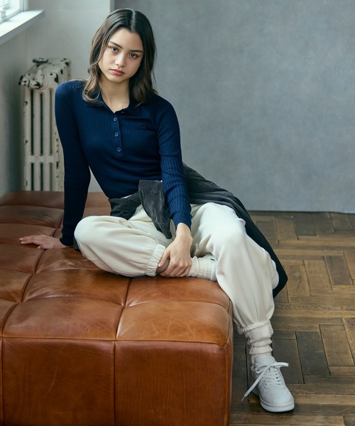 LACOSTE（ラコステ）の「3Dニッティングメリノウールポロセーター（ニット/セーター・レディース・ダークグリーン/ネイビー・36/38/34/40）」の19枚目の写真