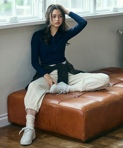 LACOSTE（ラコステ）の「3Dニッティングメリノウールポロセーター（ニット/セーター・レディース・ダークグリーン/ネイビー・36/38/34/40）」の20枚目の写真