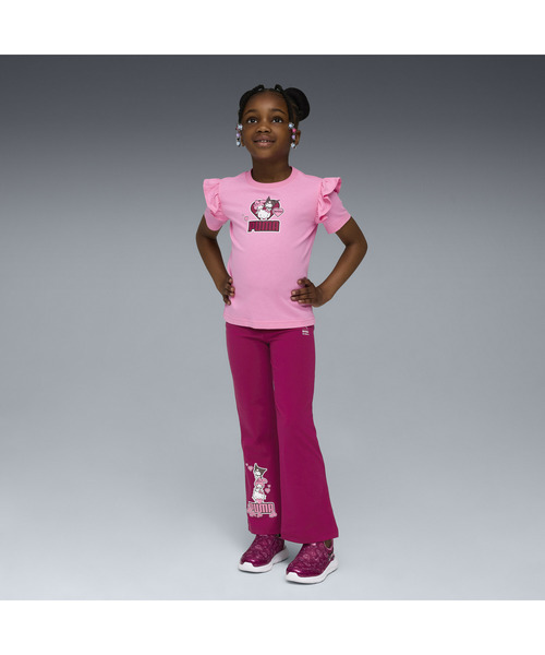 PUMA(プーマ)の「PUMA プーマ ガールズ PUMA x ハローキティ アンド フレンズ 半袖 Tシャツ 104-1(Tシャツ/カットソー・キッズ・ライトブルー/ピンク/ホワイト・122/104/110/116)」の13枚目の写真