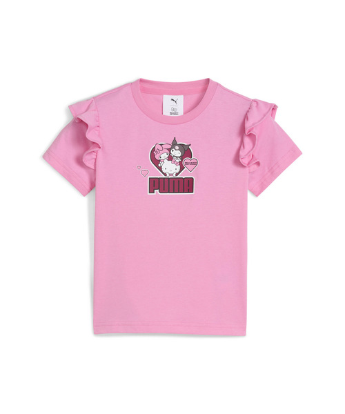 PUMA(プーマ)の「PUMA プーマ ガールズ PUMA x ハローキティ アンド フレンズ 半袖 Tシャツ 104-1(Tシャツ/カットソー・キッズ・ライトブルー/ピンク/ホワイト・122/104/110/116)」の14枚目の写真