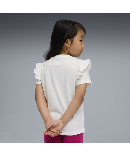 PUMA(プーマ)の「PUMA プーマ ガールズ PUMA x ハローキティ アンド フレンズ 半袖 Tシャツ 104-1(Tシャツ/カットソー・キッズ・ライトブルー/ピンク/ホワイト・122/104/110/116)」の16枚目の写真