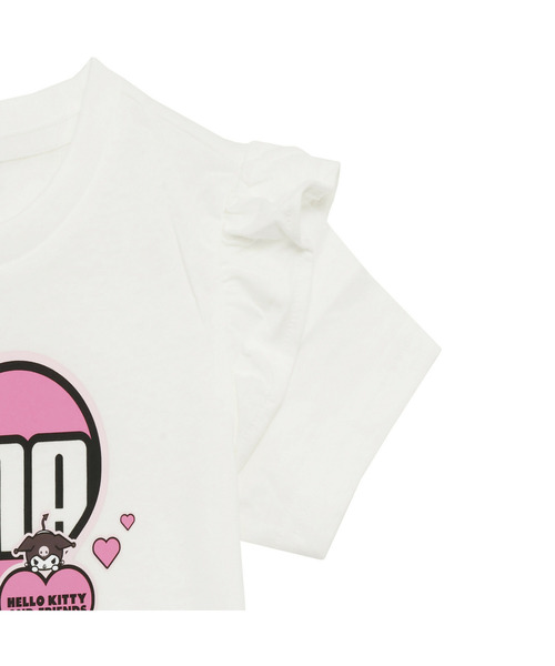 PUMA(プーマ)の「PUMA プーマ ガールズ PUMA x ハローキティ アンド フレンズ 半袖 Tシャツ 104-1(Tシャツ/カットソー・キッズ・ライトブルー/ピンク/ホワイト・122/104/110/116)」の4枚目の写真