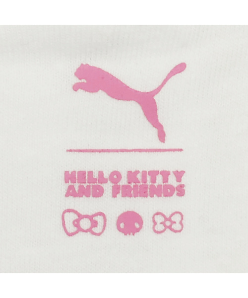 PUMA(プーマ)の「PUMA プーマ ガールズ PUMA x ハローキティ アンド フレンズ 半袖 Tシャツ 104-1(Tシャツ/カットソー・キッズ・ライトブルー/ピンク/ホワイト・122/104/110/116)」の7枚目の写真
