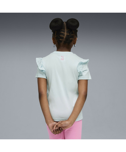 PUMA(プーマ)の「PUMA プーマ ガールズ PUMA x ハローキティ アンド フレンズ 半袖 Tシャツ 104-1(Tシャツ/カットソー・キッズ・ライトブルー/ピンク/ホワイト・122/104/110/116)」の8枚目の写真