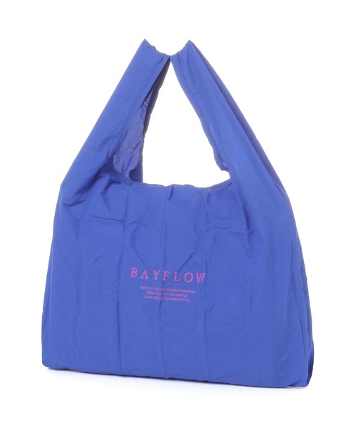 パッカブル可能]BFロゴエコバッグ（エコバッグ/サブバッグ）｜BAYFLOW