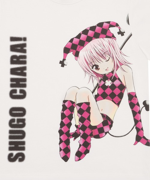 LUVISTRUE(ラヴイズトゥルー)の「SHUGO CHARA! GRAPHIC TEE(Tシャツ/カットソー・レディース・ブラック/ピンク・FREE)」の6枚目の写真