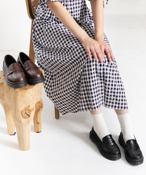 attagirl（アタガール）の「コインローファー（ローファー・レディース・ブラック/ブラウン・S/M/L/LL/3L）」の22枚目の写真
