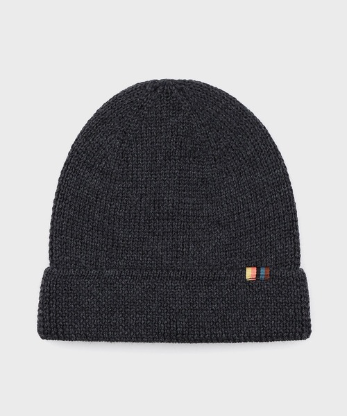 Paul Smith(ポールスミス)の「“Artist Stripe Tab” ニットキャップ【250310 ATBEA】(ニットキャップ/ビーニー・メンズ・ブラック/ネイビー/ダークグレー・FREE)」の3枚目の写真