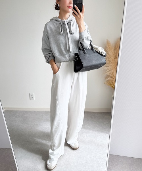 &. NOSTALGIA(アンドドットノスタルジア)の「【ZOZO限定】ビッグリボンパーカー(パーカー・レディース・グレー/アイボリー・M)」の20枚目の写真