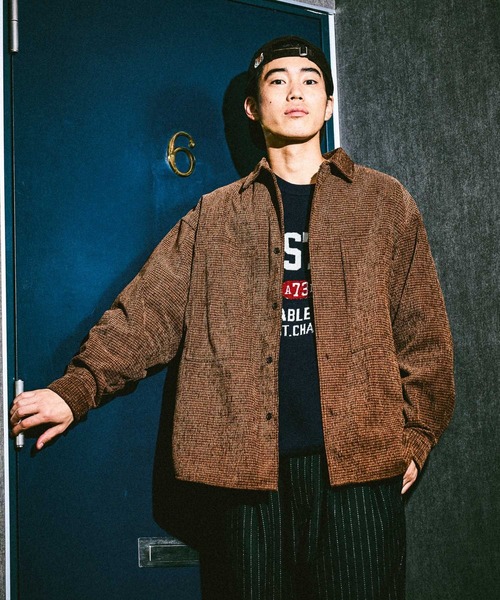 niko and（ニコアンド）の「ワークポケットモールシャツ（シャツ