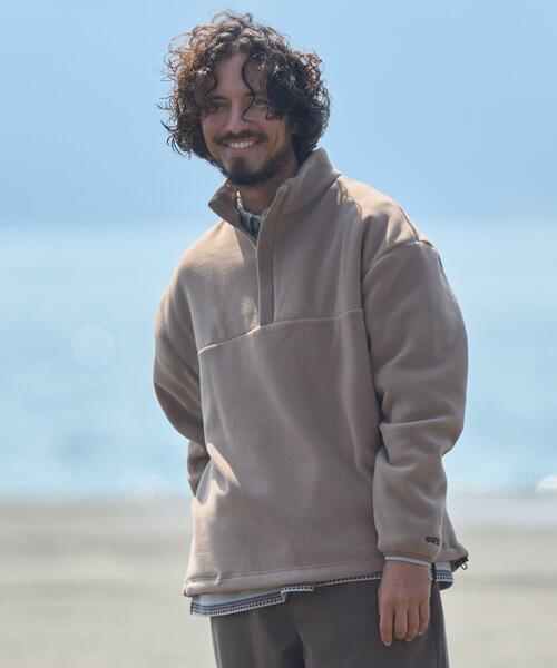 OOPS リサイクルマイクロフリースハーフジップ（その他トップス