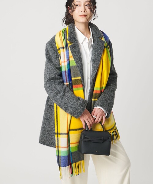 セール】＜Joshua Ellis＞カシミヤ チェック マフラー（マフラー