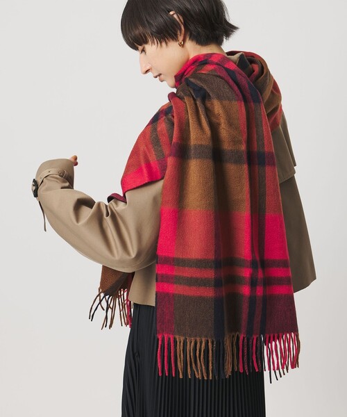 セール】＜Joshua Ellis＞カシミヤ チェック マフラー（マフラー