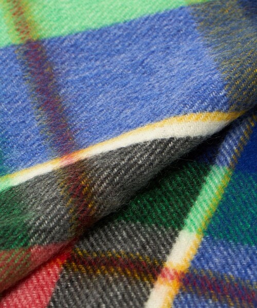 Joshua Ellis（ジョシュアエリス）の「＜Joshua Ellis＞カシミヤ チェック マフラー（マフラー・レディース・ターコイズブルー系/レッド/イエロー・FREE）」の11枚目の写真