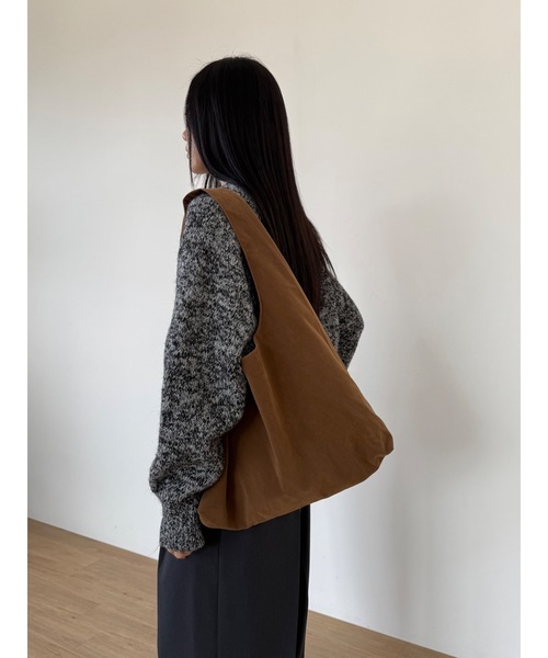 Didot.showroom（ディドット ショールーム）の「スウェードトートバッグ（トートバッグ・レディース・ブラウン/キャメル・FREE）」の7枚目の写真