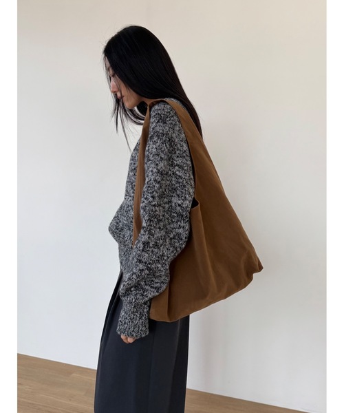 Didot.showroom（ディドット ショールーム）の「スウェードトートバッグ（トートバッグ・レディース・ブラウン/キャメル・FREE）」の6枚目の写真