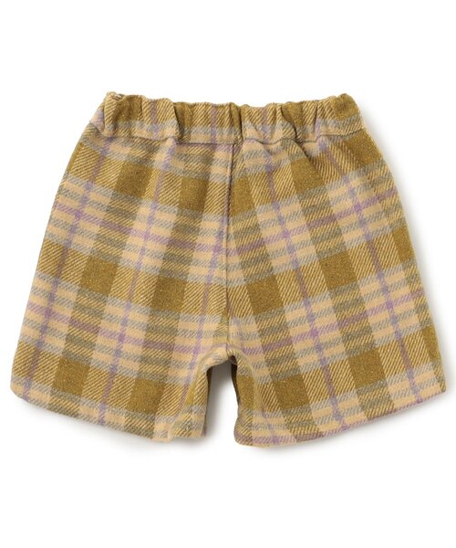 Seraph（セラフ）の「【リンク/ジュニア対応】あったかチェックショートパンツ（その他パンツ・キッズ・ベージュ/ブラウン・140/130/120/110/100/90/80）」の10枚目の写真