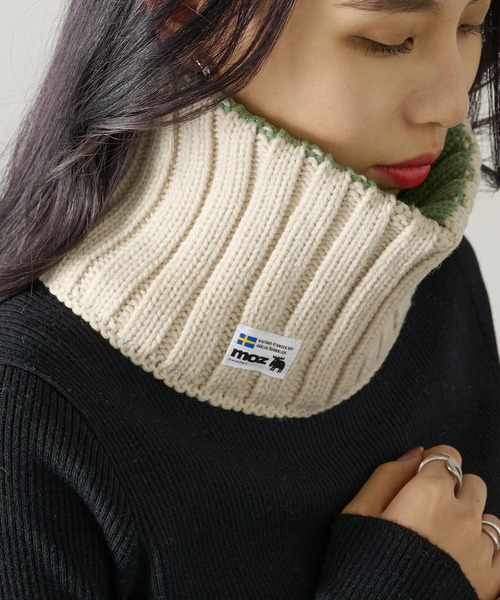 セール】【MOZ】リバーシブルニットネックウィーマー 768-0034（ネック