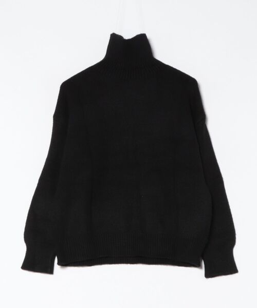 aimoha(アイモハ)の「ベーシックタートルネックニットプルオーバー(ニット/セーター・レディース・ブラック/チョコ/ライトベージュ/ブルー/ベージュ/パープル/ネイビー/ダークグレー/ライトグレー・FREE)」の16枚目の写真