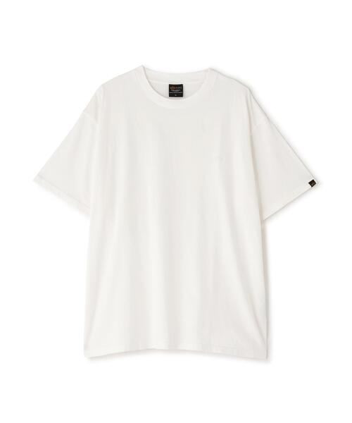 Alpha Industries（アルファインダストリーズ）の「Alpha Industries/アルファインダストリーズ/SNOW WASH SS T-SHIRT/スノー ウォッシュ エスエス Tシャツ（Tシャツ/カットソー・メンズ・ネイビー/チャコール/ブラック/ホワイト系2/オリーブ系・L/M/2XL/S/XL）」の2枚目の写真