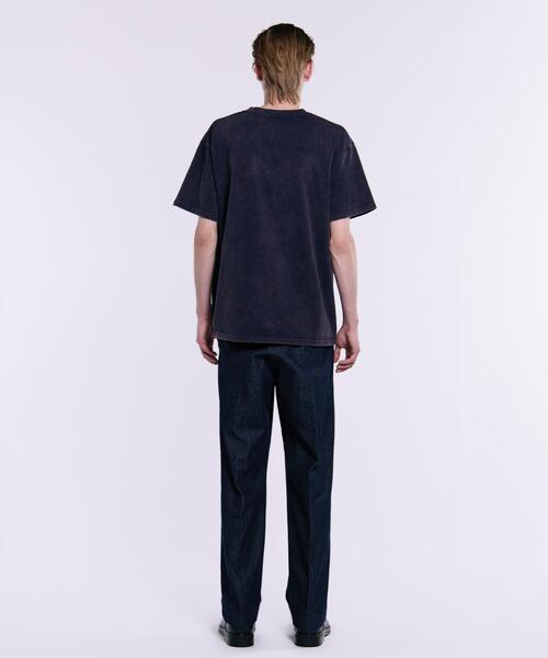 Alpha Industries（アルファインダストリーズ）の「Alpha Industries/アルファインダストリーズ/SNOW WASH SS T-SHIRT/スノー ウォッシュ エスエス Tシャツ（Tシャツ/カットソー・メンズ・ネイビー/チャコール/ブラック/ホワイト系2/オリーブ系・L/M/2XL/S/XL）」の12枚目の写真