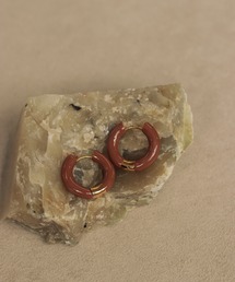 bonu.（ボヌ）の「【サージカルステンレス】 エナメルフープピアス（ピアス（両耳用））」