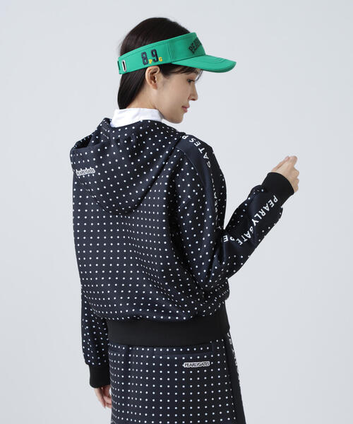 セール】【PEARLY GATES】ダブルフェイス フルジップフーディ ＜ミニ