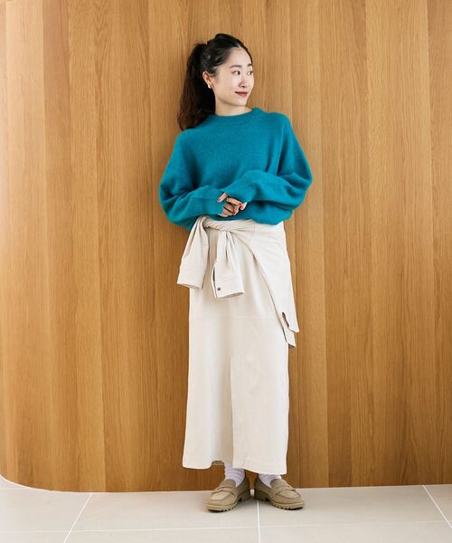 セール】《手洗い可能》リバーフェイクスエードタイトスカート