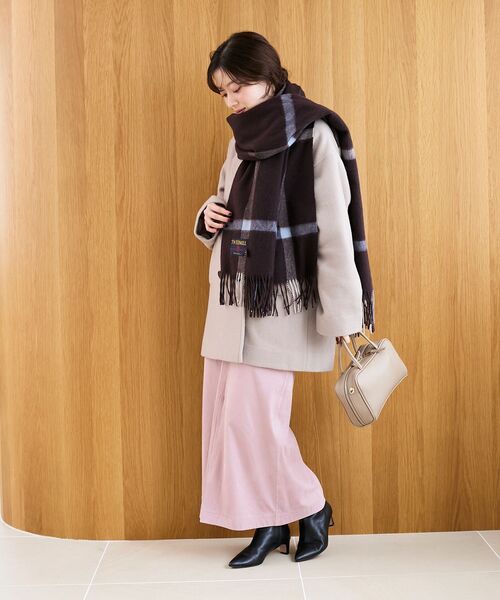 le.coeur blanc（ルクールブラン）の「《手洗い可能》リバーフェイクスエードタイトスカート（スカート・レディース・ライトベージュ/ピンク/キャメル・38）」の18枚目の写真