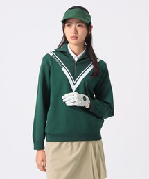 近年モデル⭐️ディーゼル　K- アルドウェル　セーター ハーフジップ　グリーン　S 近年モデル⭐️ディーゼル K- アルドウェル セーター ハーフジップ