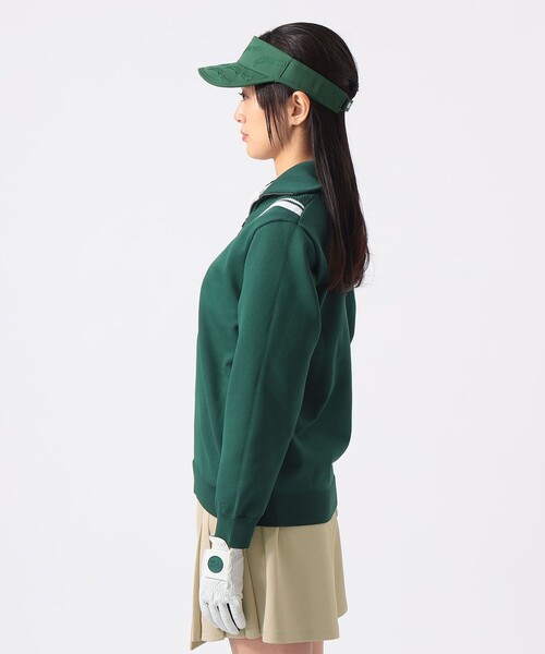 BEAMS GOLF(ビームスゴルフ)の「ORANGE LABEL / ハーフジップ Vライン ニット(ニット/セーター・レディース・グリーン/ホワイト・LARGE/MEDIUM/SMALL)」の9枚目の写真