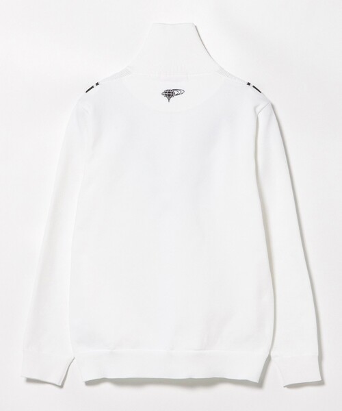 BEAMS GOLF(ビームスゴルフ)の「ORANGE LABEL / ハーフジップ Vライン ニット(ニット/セーター・レディース・グリーン/ホワイト・LARGE/MEDIUM/SMALL)」の13枚目の写真