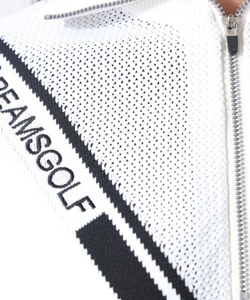 BEAMS GOLF(ビームスゴルフ)の「ORANGE LABEL / ハーフジップ Vライン ニット(ニット/セーター・レディース・グリーン/ホワイト・LARGE/MEDIUM/SMALL)」の14枚目の写真