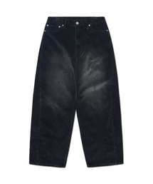 V.W CORDUROY PANTS - WASHED BLACK