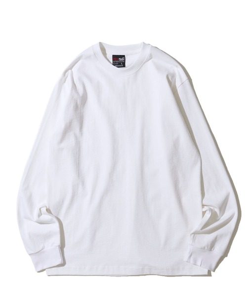 TETE HOMME（テットオム）の「【PRO・TAG】PRO-TAG Long Sleeve heavy Tシャツ / ヘビーウェイト ロングスリーブTシャツ（Tシャツ/カットソー・メンズ・ネイビー/ブラック/グレー/ホワイト・MEDIUM/LARGE/X-LARGE/SMALL）」の2枚目の写真