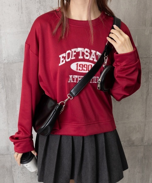 Miniministore（ミニミニストア）の「カレッジロゴスウェットセットアップパンツ（セットアップ・レディース・ダークグレー/ワインレッド/ライトグレー・FREE）」の20枚目の写真