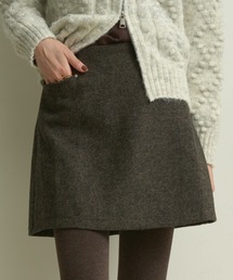 Melange tweed box skirt /メランジツイードボックススカート