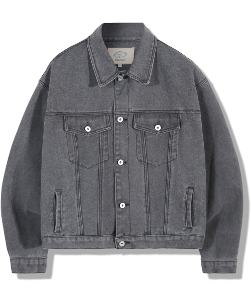 GUBIN(グビン)の「ヘビーコットントラッカージャケット - グレー(デニムジャケット・レディース・その他・MEDIUM/LARGE)」の1枚目の写真