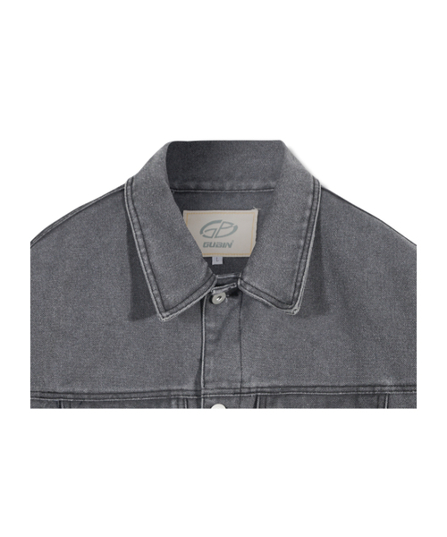 GUBIN(グビン)の「ヘビーコットントラッカージャケット - グレー(デニムジャケット・レディース・その他・MEDIUM/LARGE)」の3枚目の写真