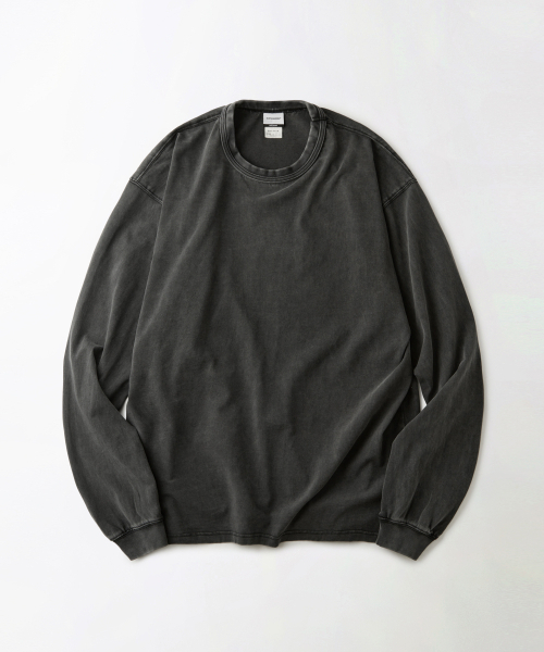 OUTSTANDING（アウトスタンディング）の「[2PACK] VINTAGE WASHING LONG SLEEVE TEE_VINTAGE OLIVE/VINTAGE CHARCOAL（Tシャツ/カットソー・レディース・その他・SMALL/MEDIUM/LARGE）」の8枚目の写真