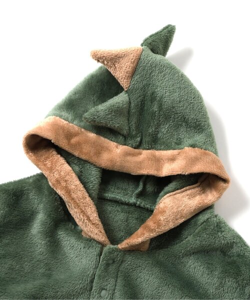 BREEZE（ブリーズ）の「【あったか素材】アニマルフリースパジャマ（ルームウェア/パジャマ・キッズ・アイボリー/カーキ・80/90/100/110/120/130）」の14枚目の写真