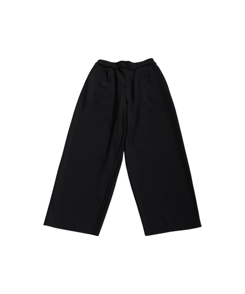 antiqua(アンティカ)の「裏起毛 ジョーゼット風 パンツ(その他パンツ・レディース・グレー/ホワイト系その他/ブラック・MEDIUM/LARGE)」の9枚目の写真