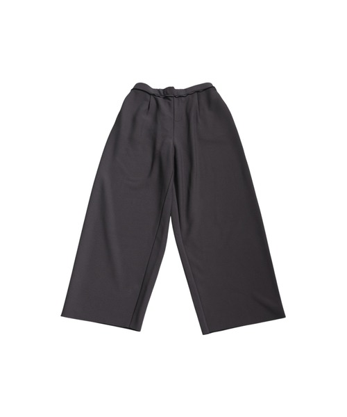 antiqua(アンティカ)の「裏起毛 ジョーゼット風 パンツ(その他パンツ・レディース・グレー/ホワイト系その他/ブラック・MEDIUM/LARGE)」の10枚目の写真