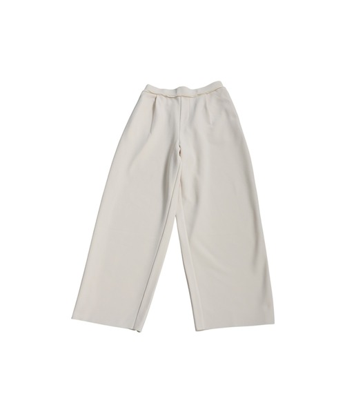 antiqua(アンティカ)の「裏起毛 ジョーゼット風 パンツ(その他パンツ・レディース・グレー/ホワイト系その他/ブラック・MEDIUM/LARGE)」の8枚目の写真
