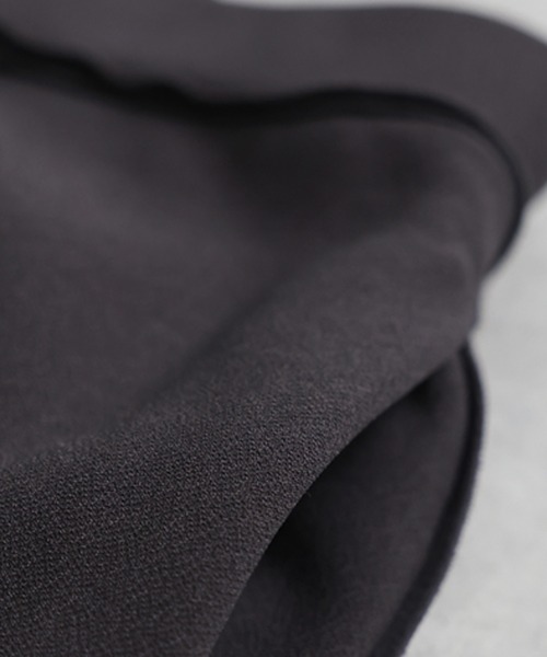 美品♡マークアンドロナ♡セットアップ♡トップス♡パンツ♡グレー♡ブラック♡L セール】裏起毛 ジョーゼット風 パンツ（その他パンツ）｜antiqua